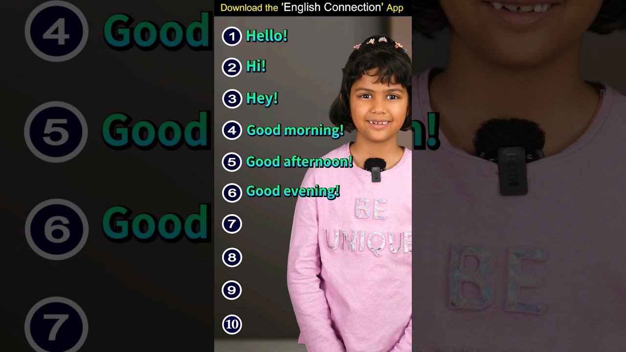 Fun Ways to Greet Someone | Kids English Tips