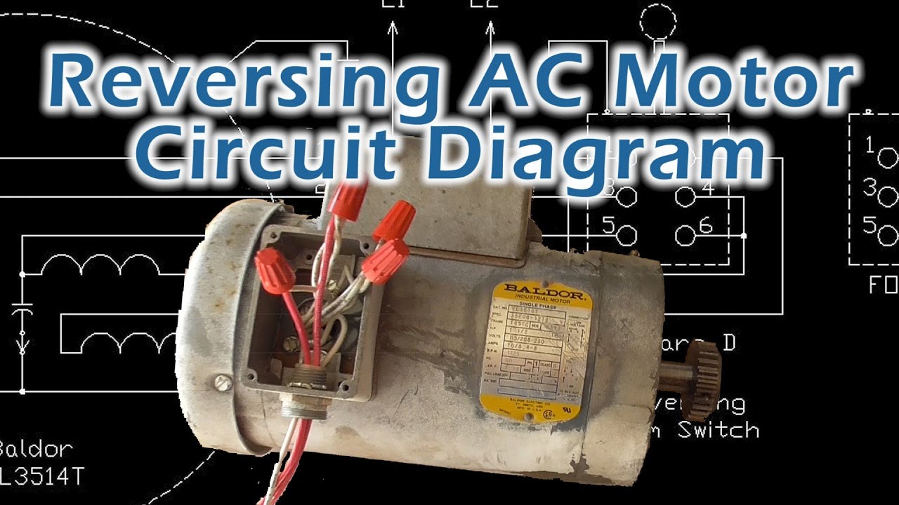 Reverse Baldor Single Phase AC Motor Circuit π