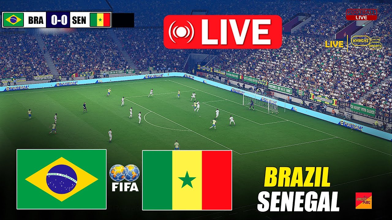 Brazil vs Senegal | PES 21 Live Gameplay 🎮