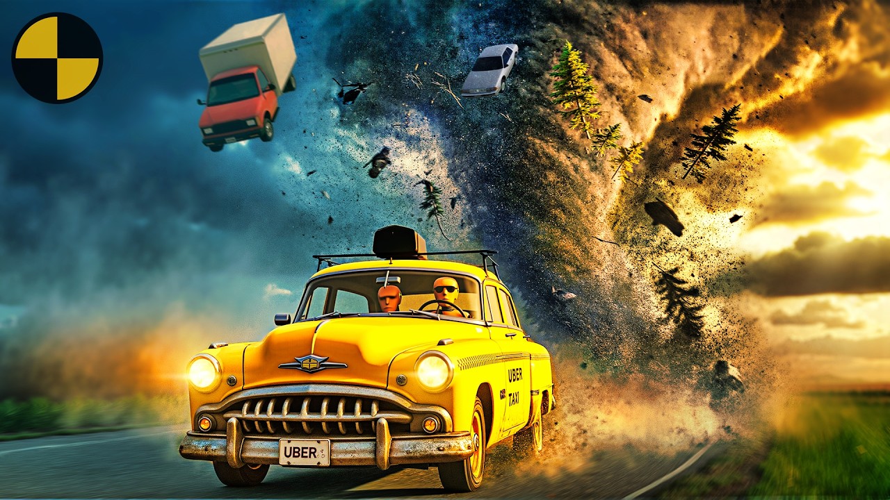 TORNADO ESCAPE | BeamNG Drive Most Extreme Disasters