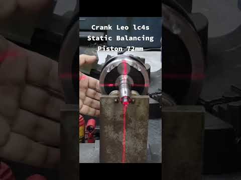 Crankshaft balancing for bigger piston