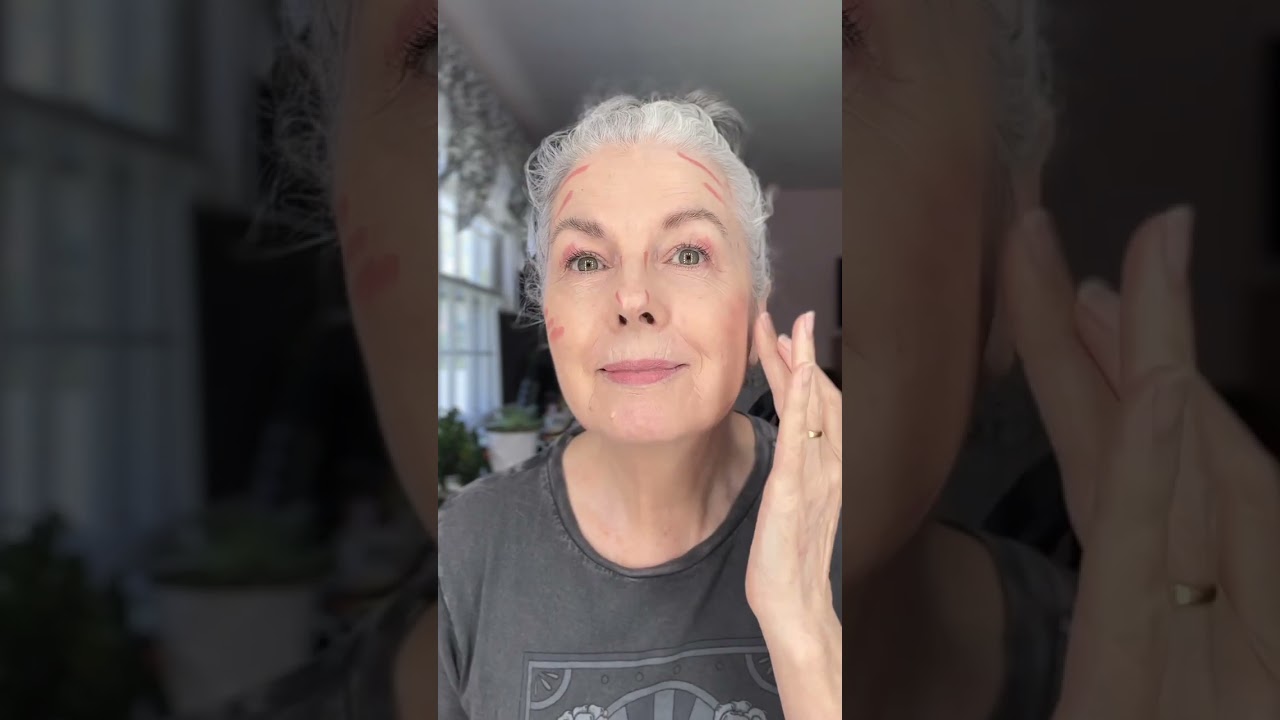 Effortless Makeup Look with Just One Lipstick for Women Over 60 💄