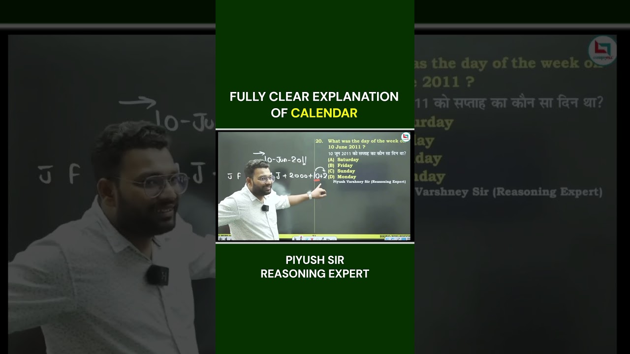 Master Calendar Questions for SSC & Police Exams 🔥