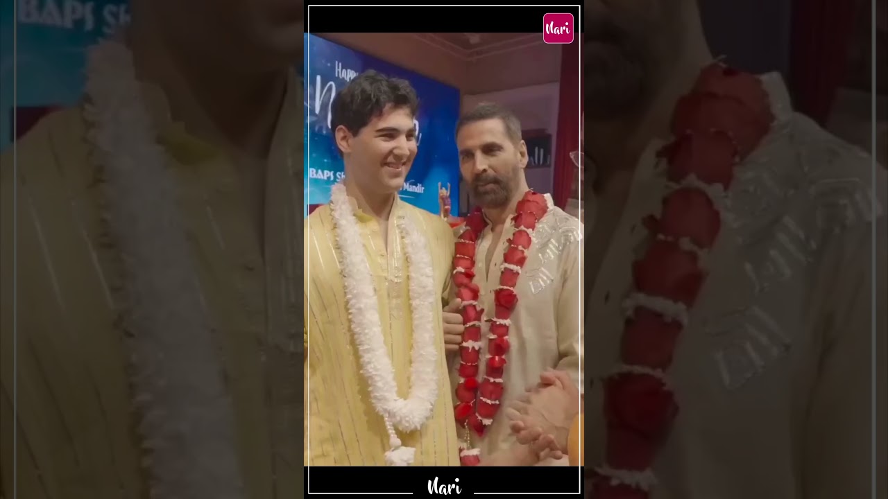 Akshay Kumar Celebrates Diwali with Family at London Temple 🇬🇧