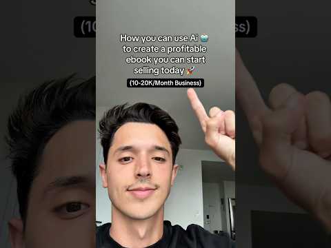 How to create a profitable ebook using Ai 🤖
