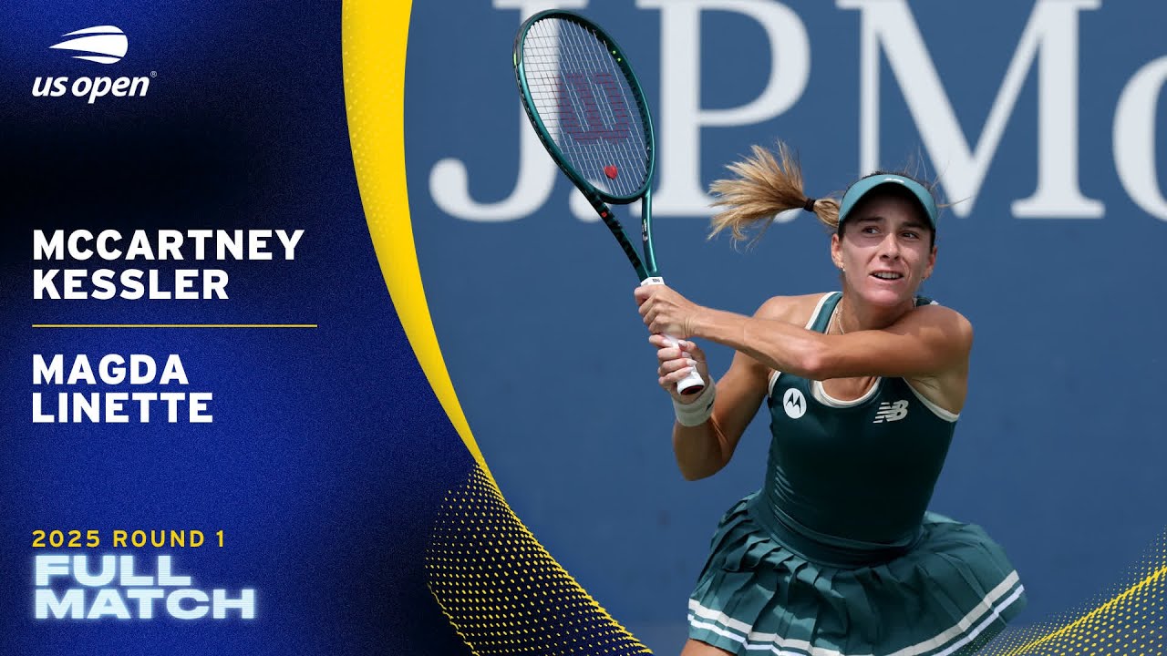 Kessler vs. Linette | 2025 US Open R1 Highlights 🎾