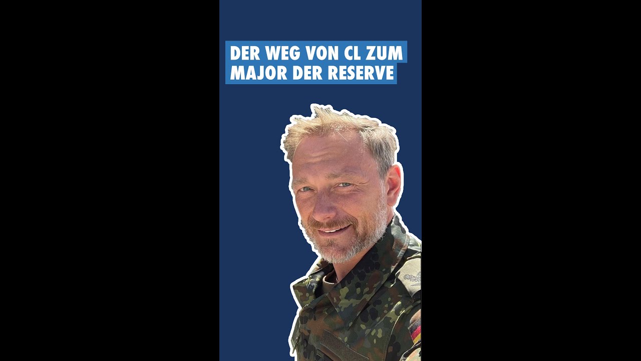 Christian Lindner: Vom Zivildienst zum Major der Reserve 🪖