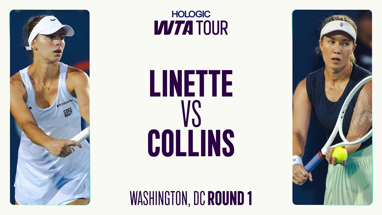 Magda Linette vs. Danielle Collins | 2025 Washington Round 1 | WTA Match Highlights