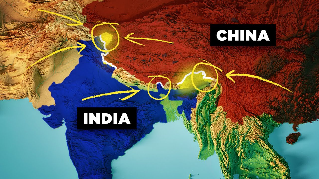 Geography's Role in India & China's Tensions 🌏
