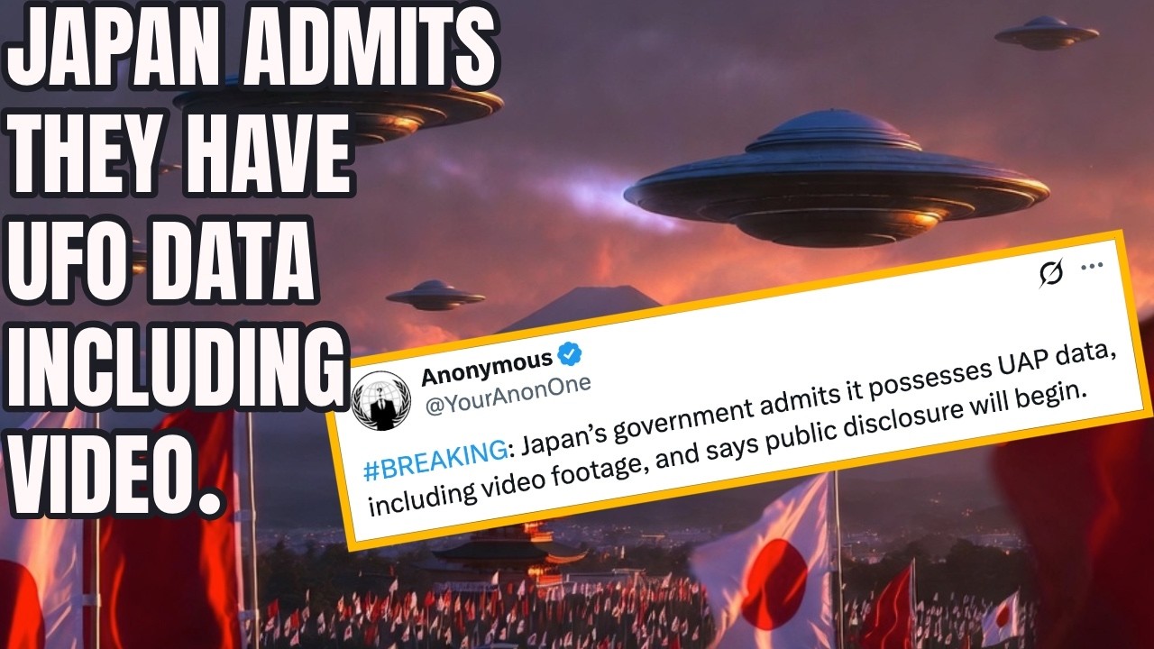 JAPAN releases statement admitting to UFO data possession data INCLUDING VIDEO.