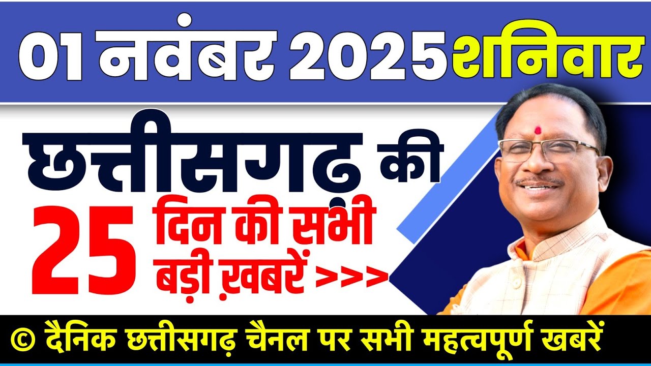 Latest Chhattisgarh News Today 📰 – Breaking Updates from Raipur and Beyond