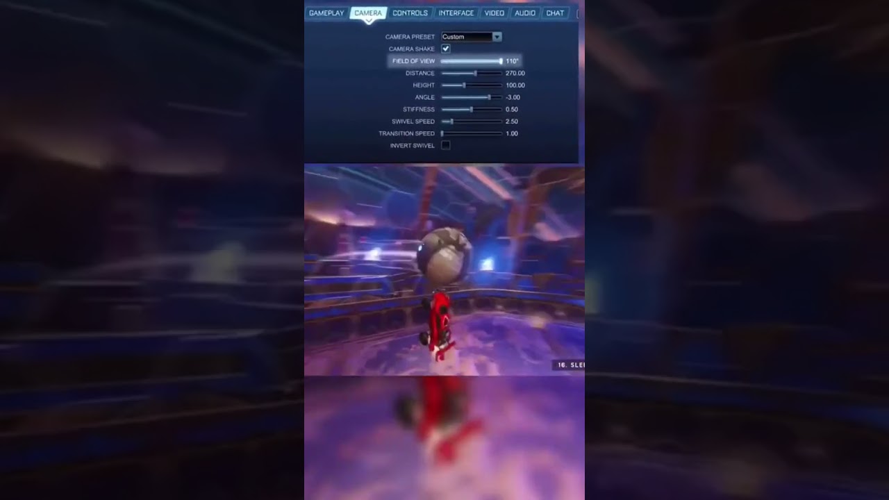 Top Freestyle Camera Settings for Rocket League 🎮