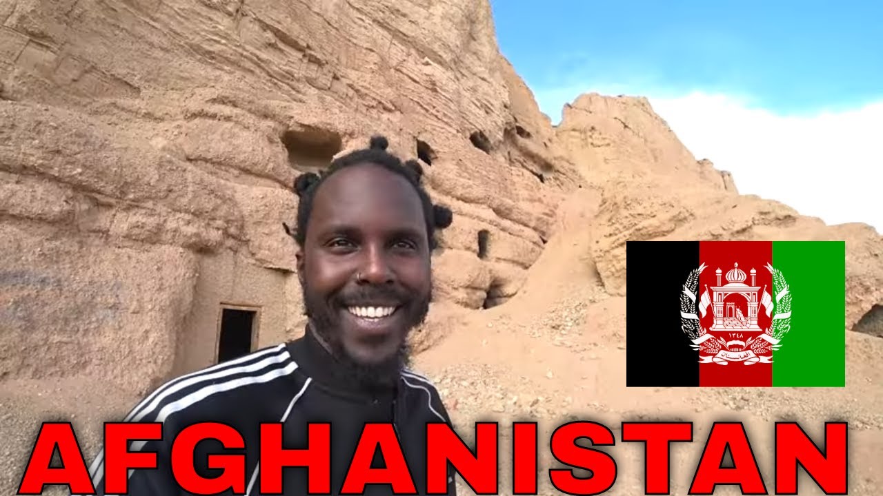 Black Man's First Visit to Buddha in Afghanistan 🕌