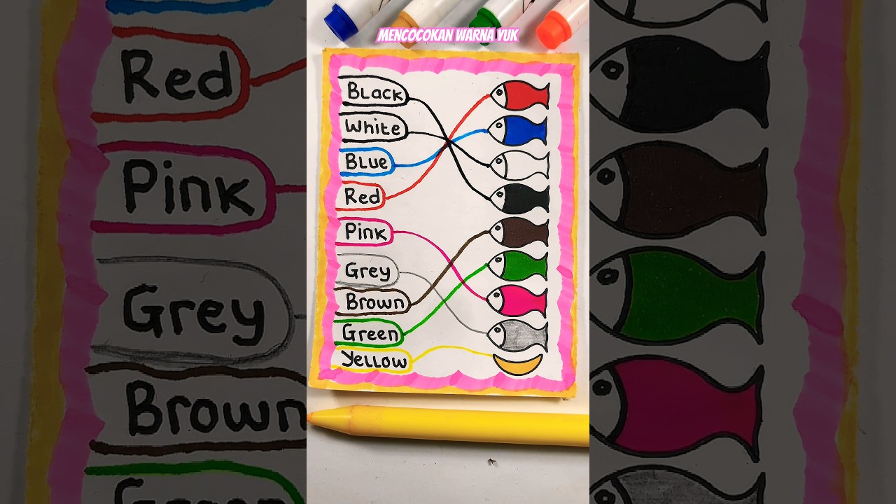 Match Colors with English Names ๐จ