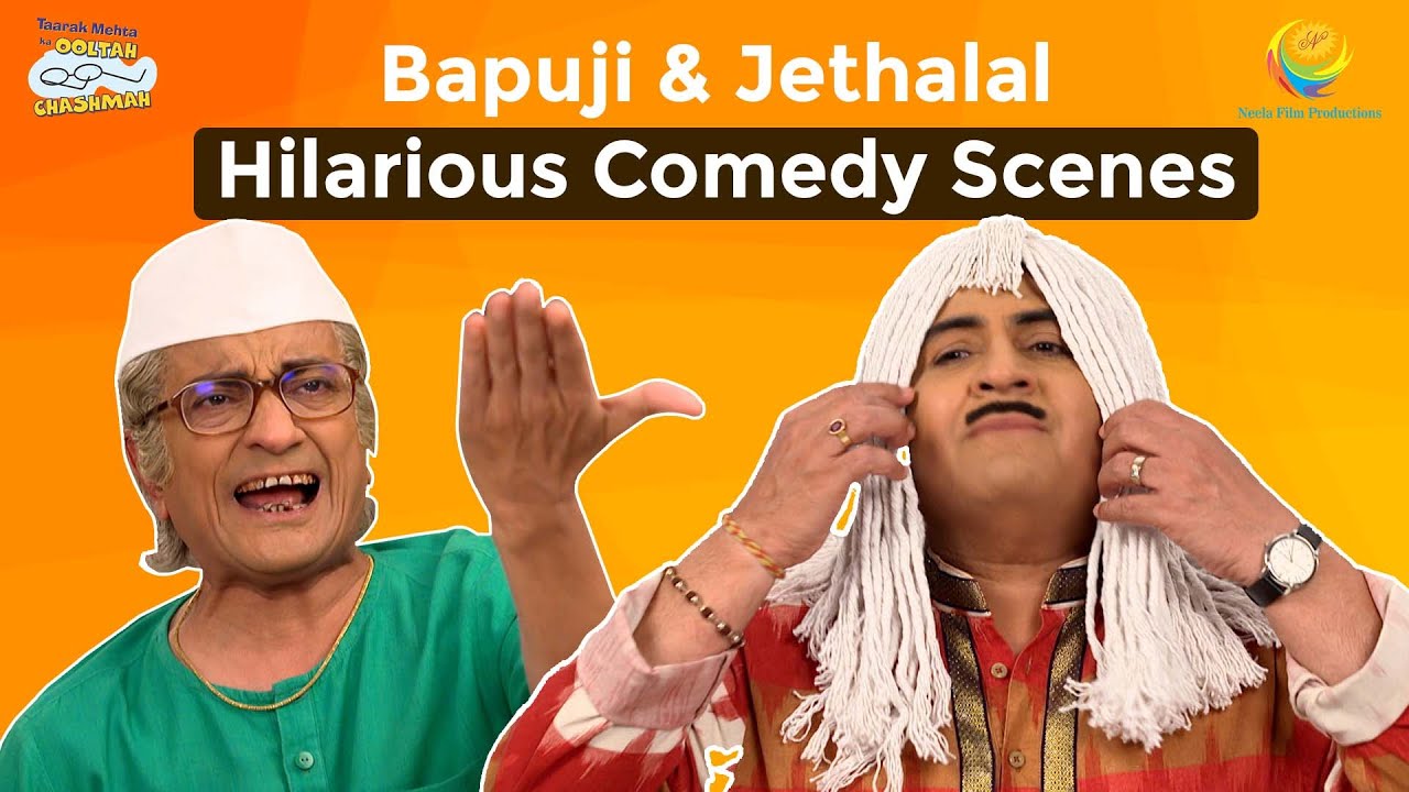 Laugh Out Loud with Bapuji & Jethalal! Hilarious Moments from Taarak Mehta 😂
