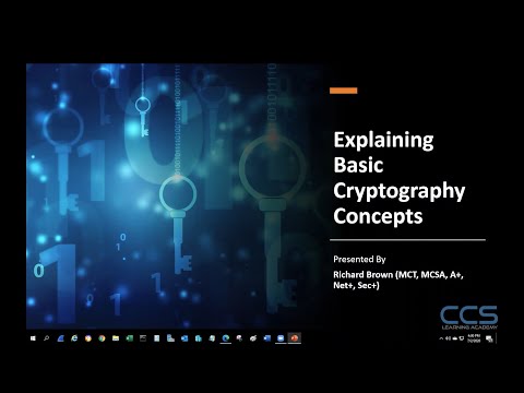 Basic Cryptography Concepts | A Webinar on Cryptography Concepts | CompTIA Security+ Course