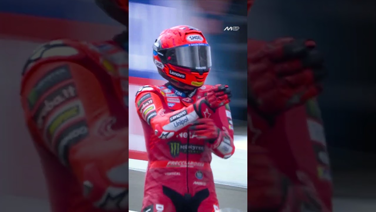 Marc Marquez Aura Farming Celebration at 2025 German GP 🕺