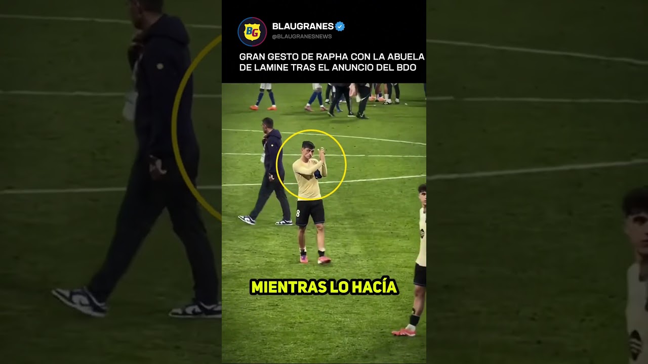 Cubarsí bromea con Pedri por quitarle protagonismo 😅