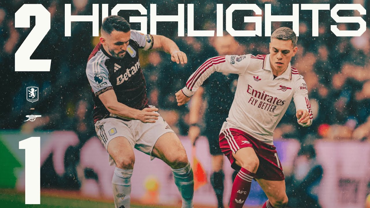 Aston Villa 2-1 Arsenal | Premier League Highlights ⚽