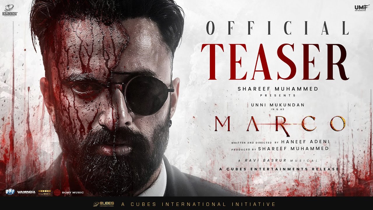 Marco Official Teaser: Unni Mukundan & Cast 🪓