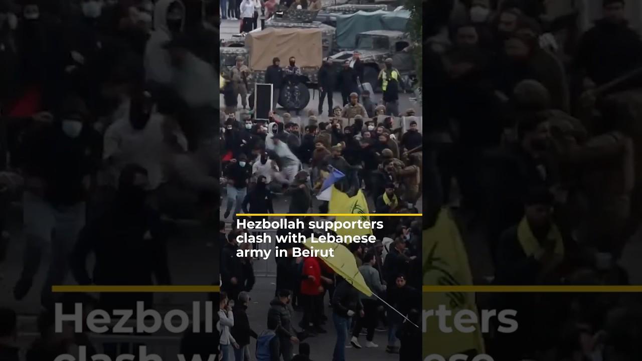 Hezbollah Supporters Clash with Lebanese Army in Beirut 🚫