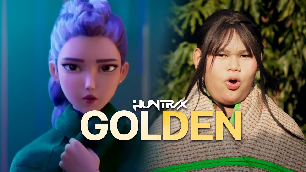 HUNTR/X x DEKSORKRAO “Golden” | KPop Demon Hunters Official Lyric Video ✨