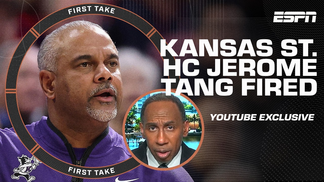Stephen A.'s issue with Kansas State firing HC Jerome Tang for cause | First Take YouTube Exclusive