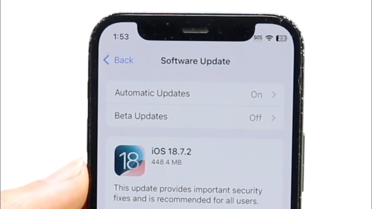 iOS 18.7.2 Battery Life Update 🔋