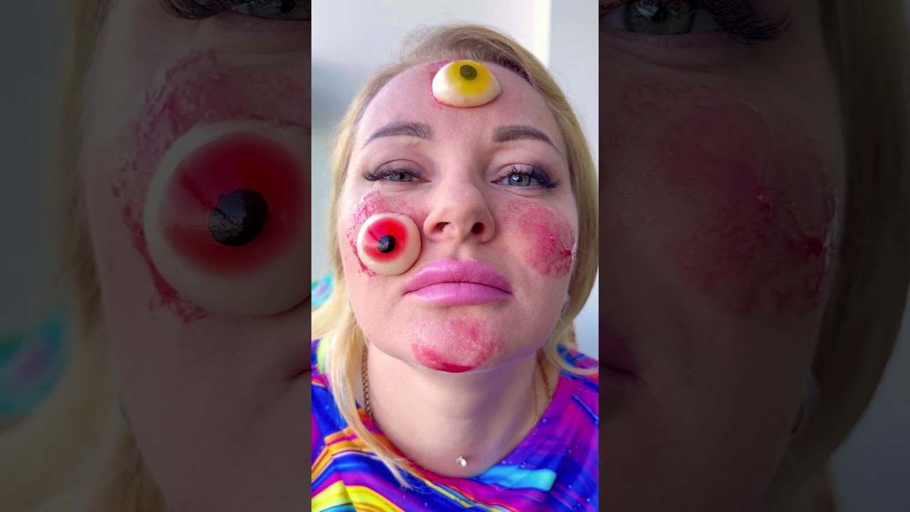 😂 Hilarious Jelly Eyeball Prank! Watch the Funny Reactions! #Comedy #FamilyFun