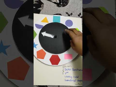 working model on shapes class 3rd #short #shorts