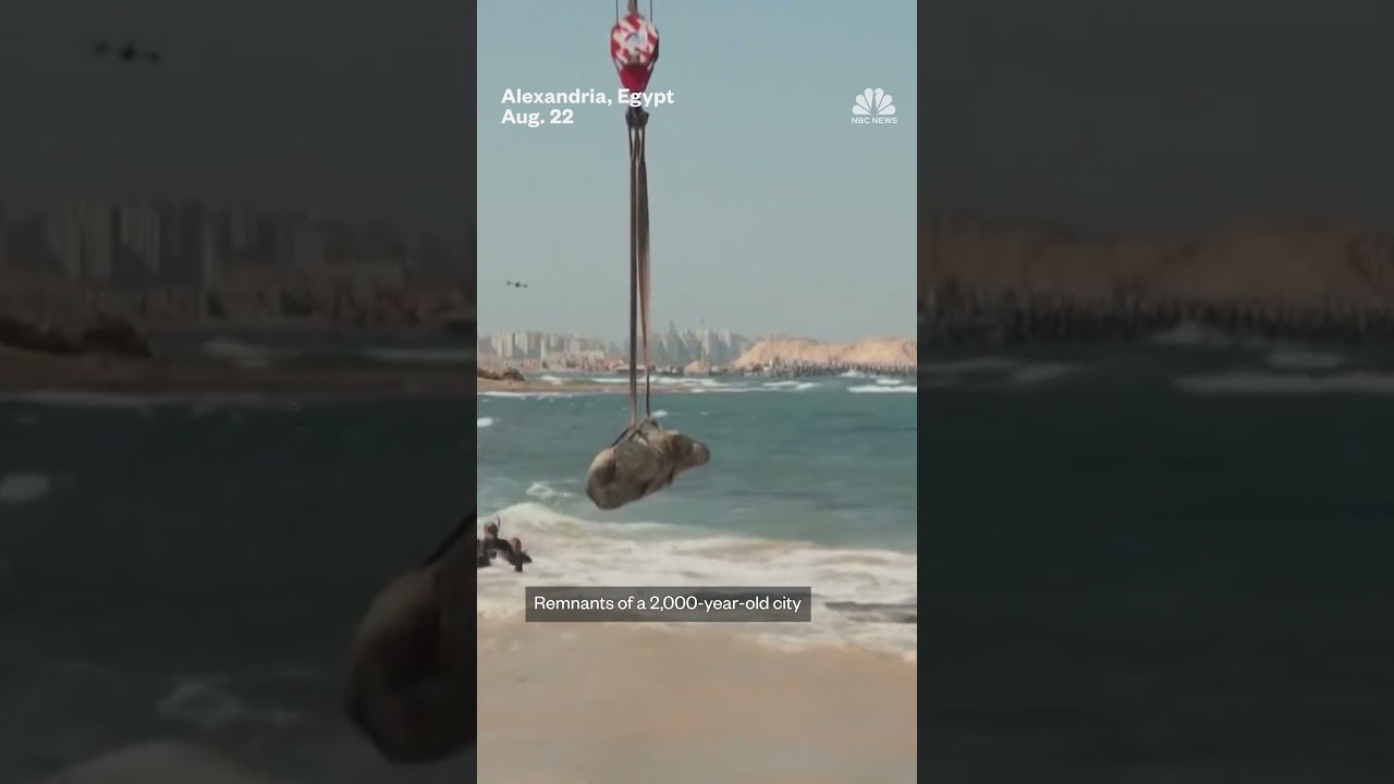 Ancient Artifacts Found in Egypt Sea 🌊