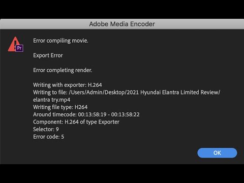 Premiere Pro Rendering Error Fixed in 1 Min 🎬
