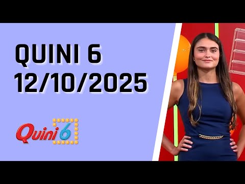 Quini 6 en vivo 12/10/2025 / Resultados del sorteo quini 6 del Domingo 12 de Octubre del 2025
