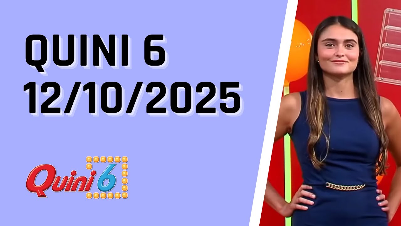 Resultados en Vivo del Quini 6 - Domingo 12/10/2025 🧾