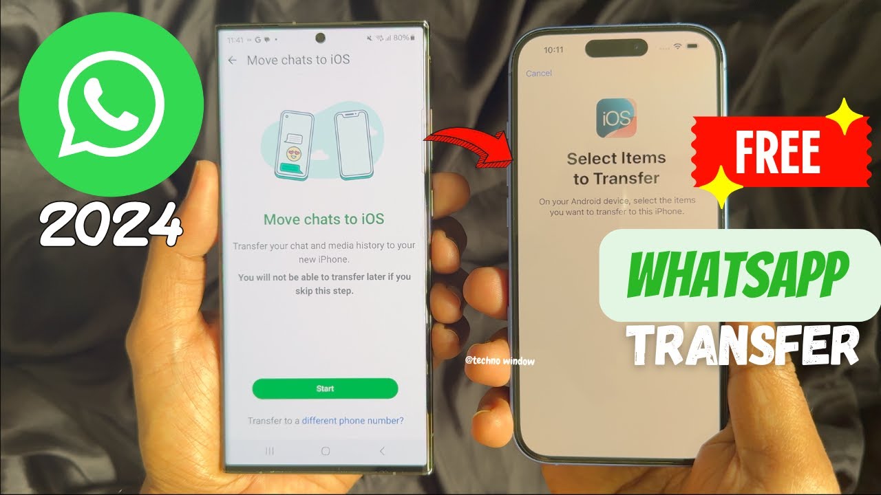Transfer WhatsApp from Android to iPhone in 2024 📱