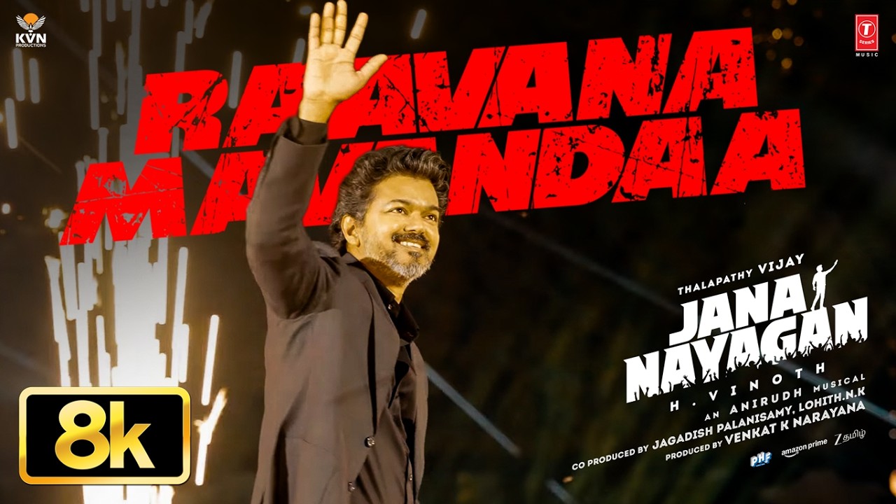 Jana Nayagan: Raavana Mavandaa 8K Song | Thalapathy Vijay | Pooja Hegde | H Vinoth | Anirudh | KVN