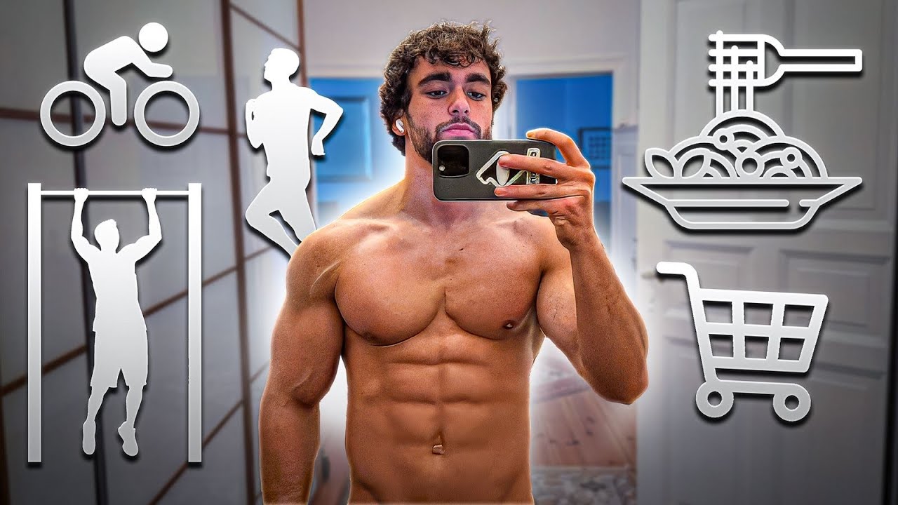 Day in Life of a Cyborg #26 | 16km Laufen, 600 Reps, 70km Rad, Kalorien Tanken | Arda Saatci