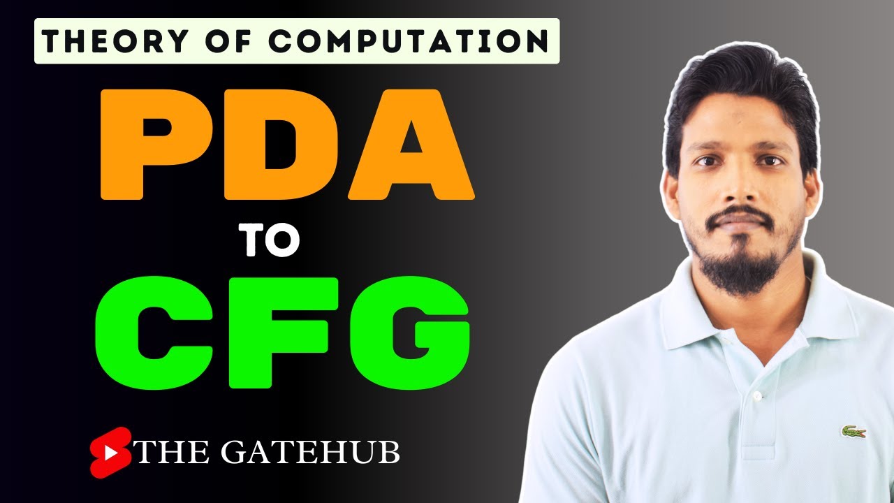 Conversion from PDA to CFG and Their Equivalence