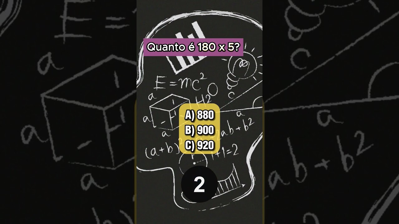 Desafie sua Mente com Este Quiz de Matemática! 🧠