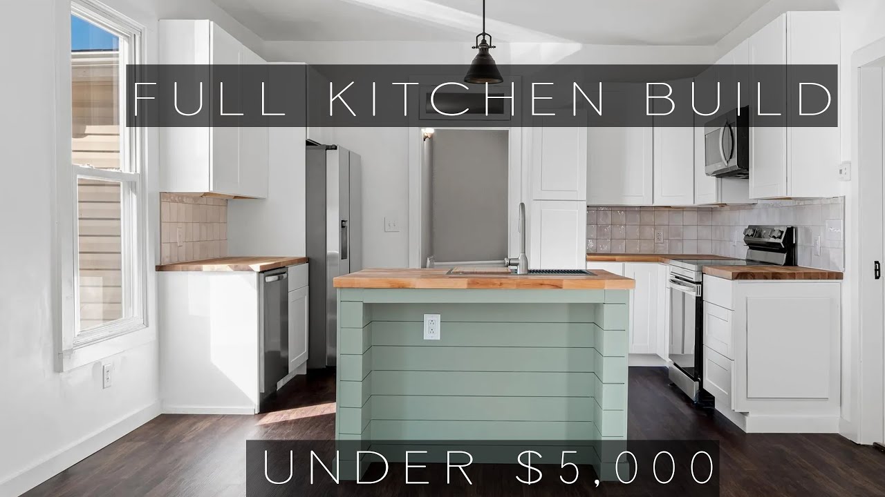 Complete DIY Kitchen Build for $5000  |  EPIC Budget Kitchen Makeover