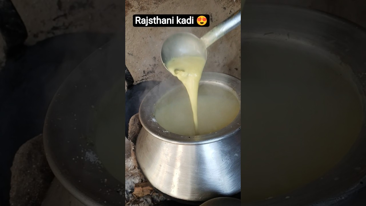 Authentic Rajasthani Kadi Recipe 🍛 | Traditional & Delicious