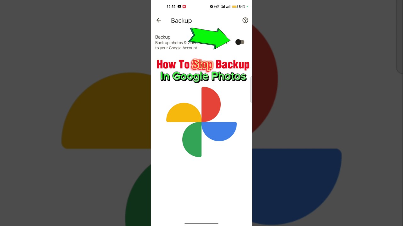 Stop Google Photos Backup Easily 📸