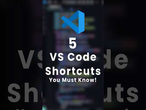 5 VS Code Shortcuts You Must Know | VS Code Tips and Tricks #shorts #vscode