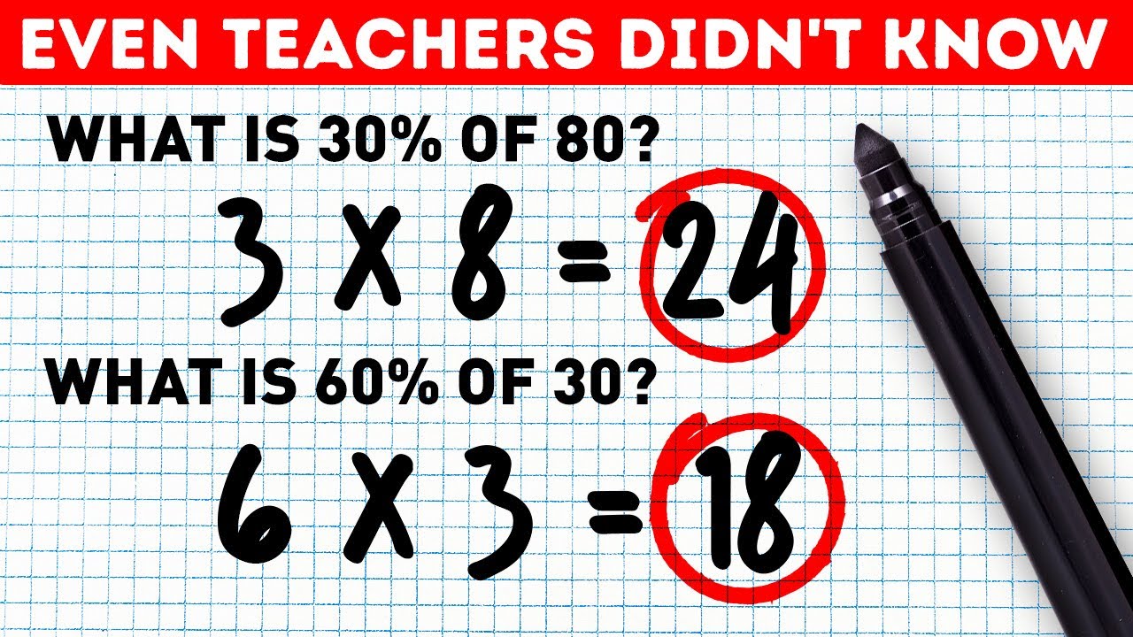 10 Hidden Math Tricks Schools Never Taught You 📚