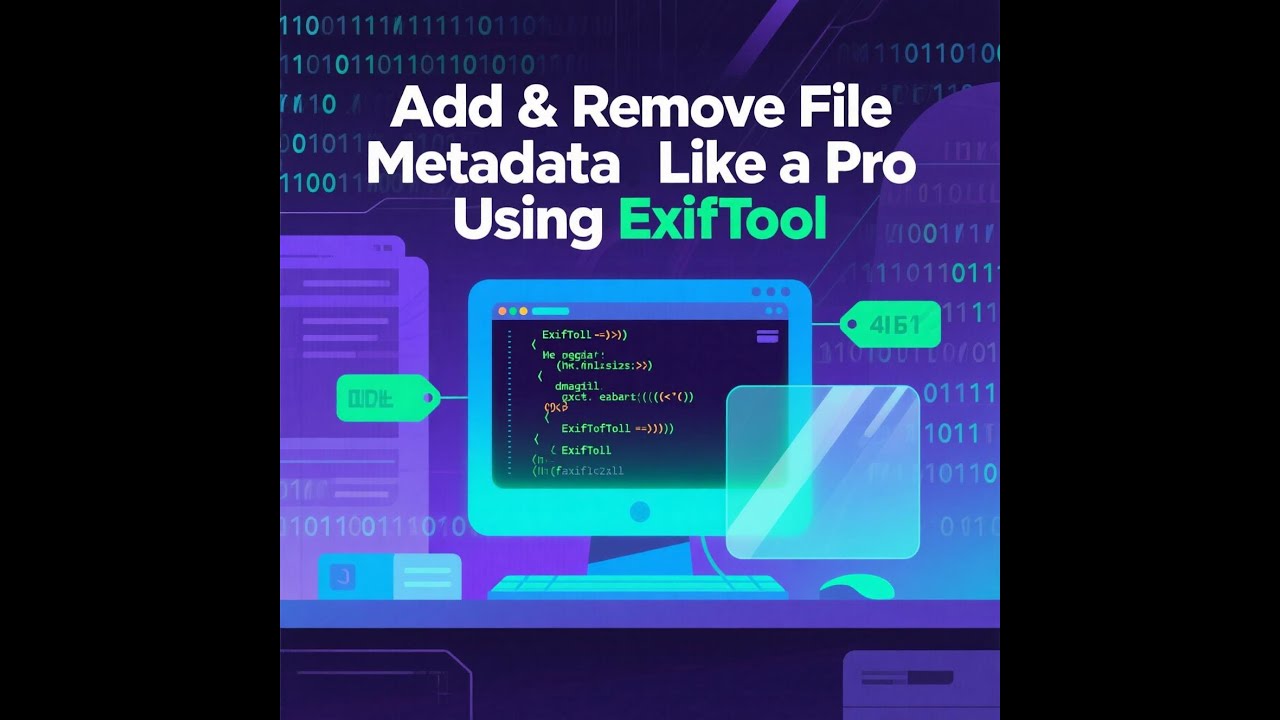 Mastering File Metadata Management with ExifTool