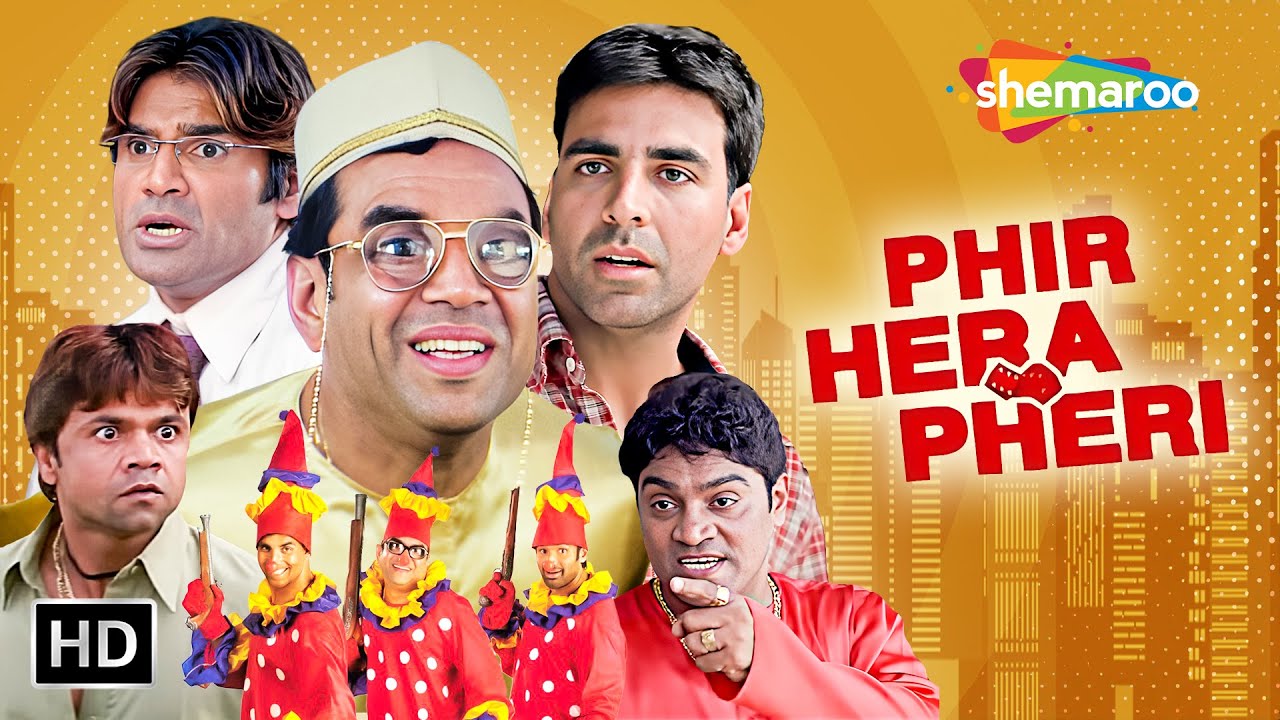 Watch Phir Hera Pheri Full Comedy HD Movie | Akshay Kumar & Cast 😂