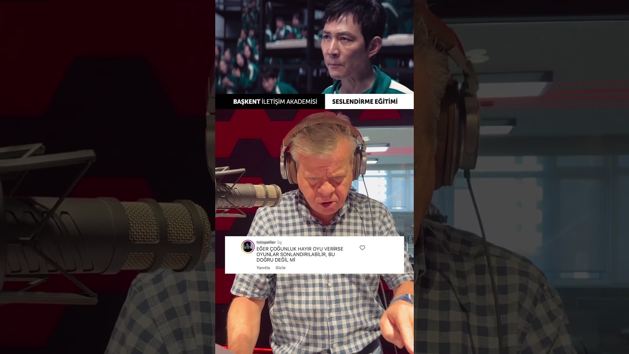 Squid Game Türkçe Dublaj Eğitimi 🎧 - Gi-Hun Karakterini Seslendiren Aydoğan Temel ile Öğrenin!