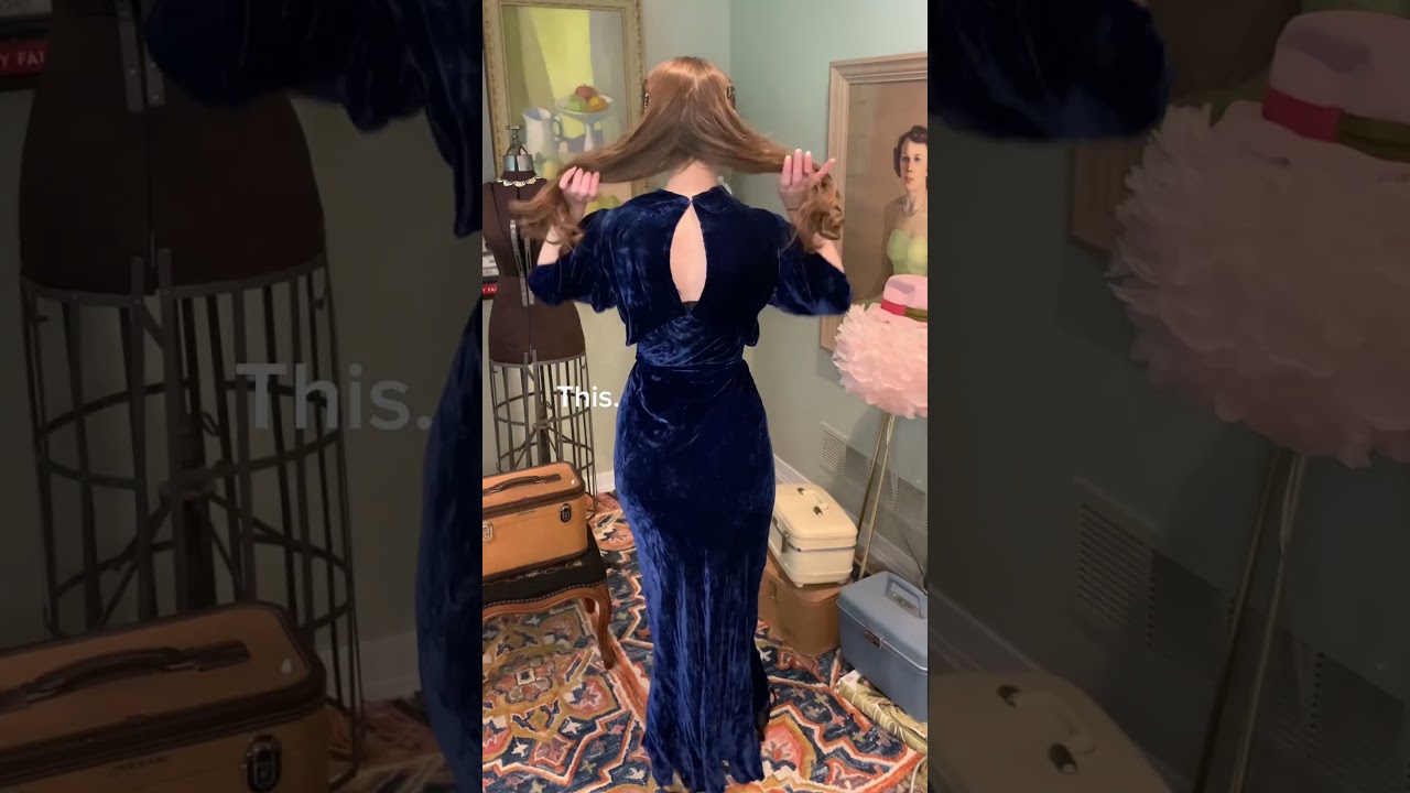 First 1930s Gown Experience from a Family Friend