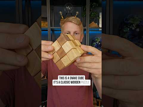 Can you solve the Snake cube puzzle?!! #puzzle #puzzles #brainteaser #amazing