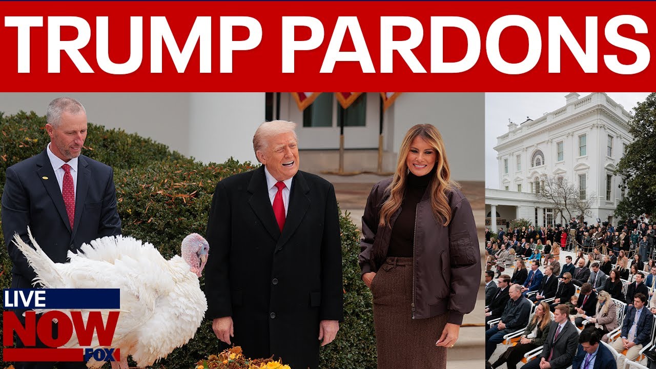 Trump Pardons Turkeys Gobble & Waddle π¦